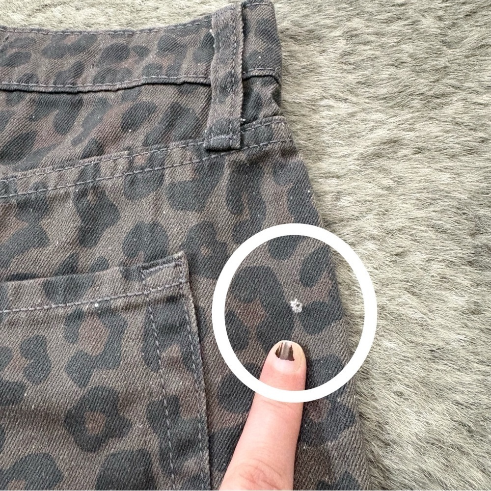 NWT Wild Fable Mid-Rise Leopard Shorts 0 - Picture 7 of 12